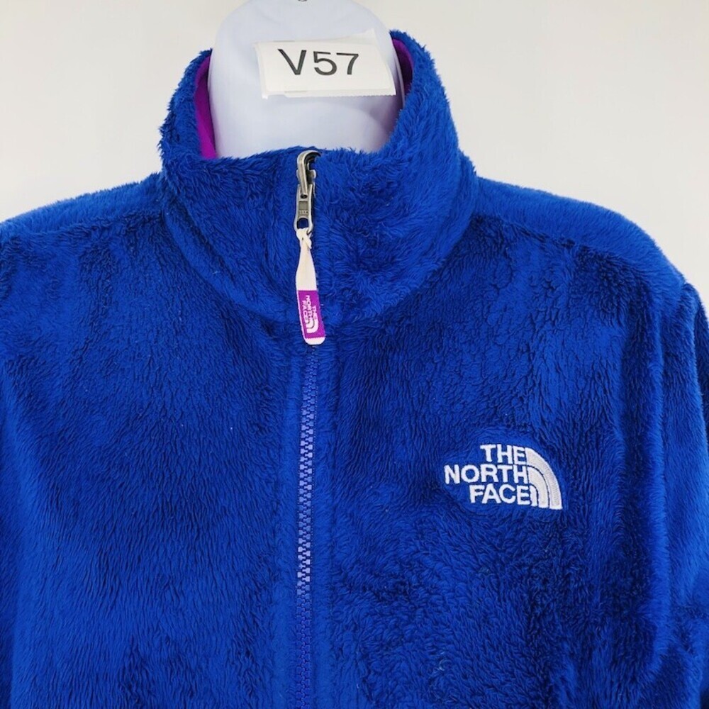 The North Face Women's Blue 100% Polyester Long Sleeve Full Zip Front Jacket M - Picture 2 of 11